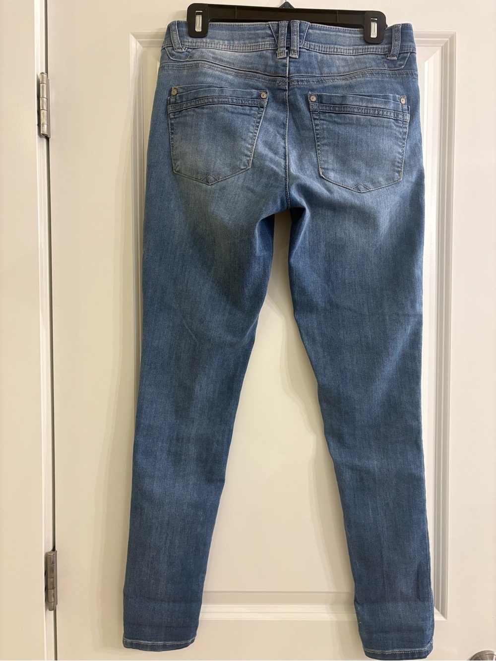 Democracy Ab Technology Skinny Jeans Women’s 4 Mid Rise Stretch Blue Denim - Picture 5 of 16